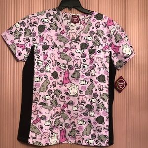 NWT Divine Scrubs top by JDM Uniforms